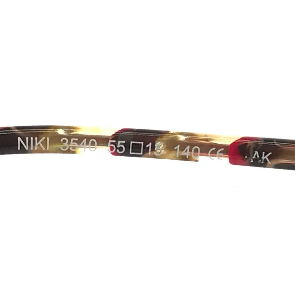BOZ by J.F. Rey Eyeglasses Frames NIKI 3540 Red Khaki Green Wire Rim 55-15-140